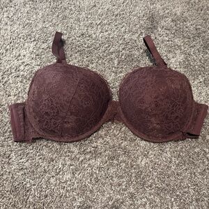 Auden Lace Bra in Deep Brown